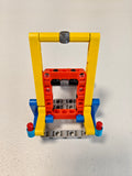 DIY Mechanical Gears Phone Stand Building Block Kit - Adjustable Angle Desktop Smartphone Holder MOC Brick Set