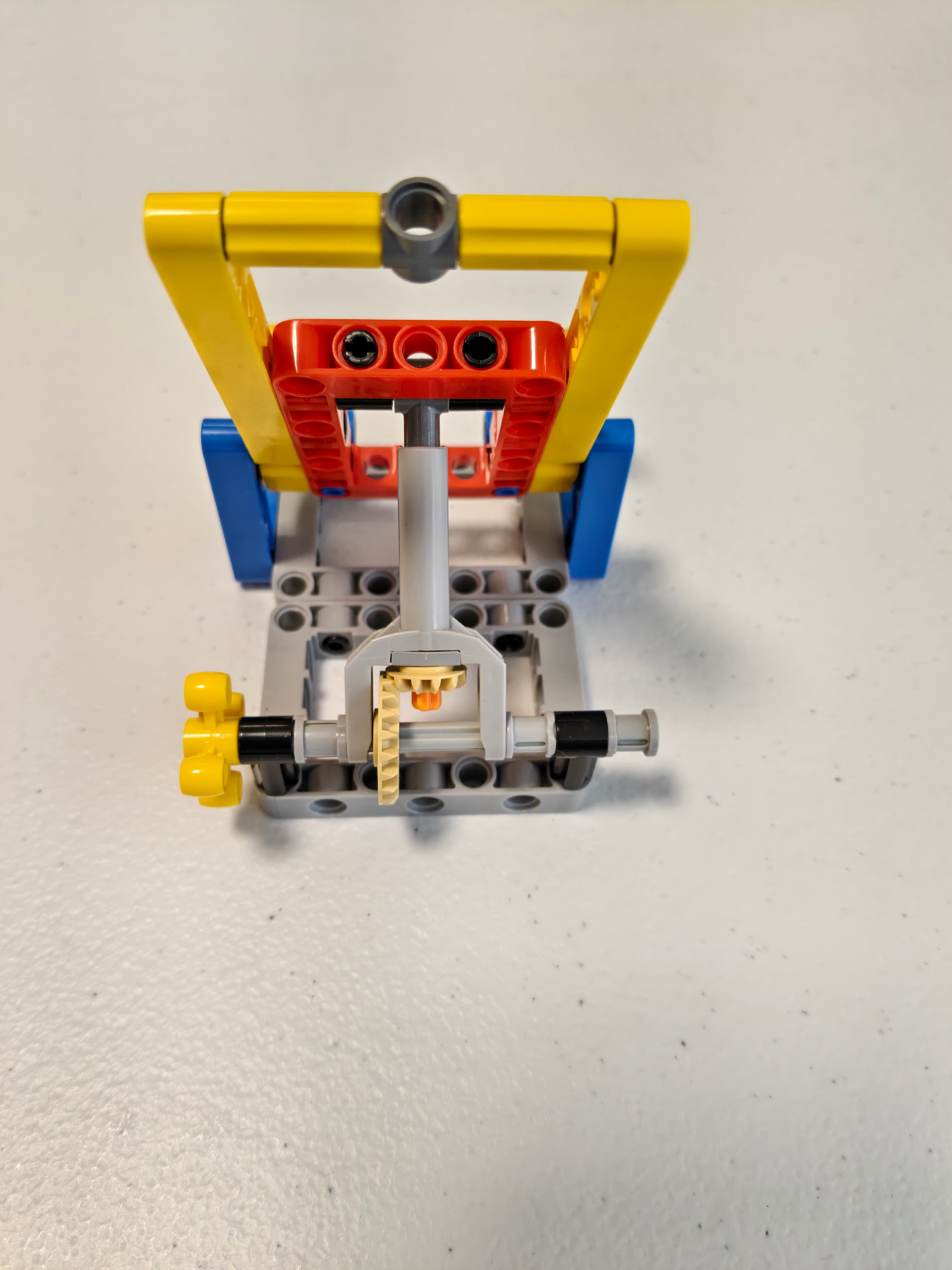 DIY Mechanical Gears Phone Stand Building Block Kit - Adjustable Angle Desktop Smartphone Holder MOC Brick Set