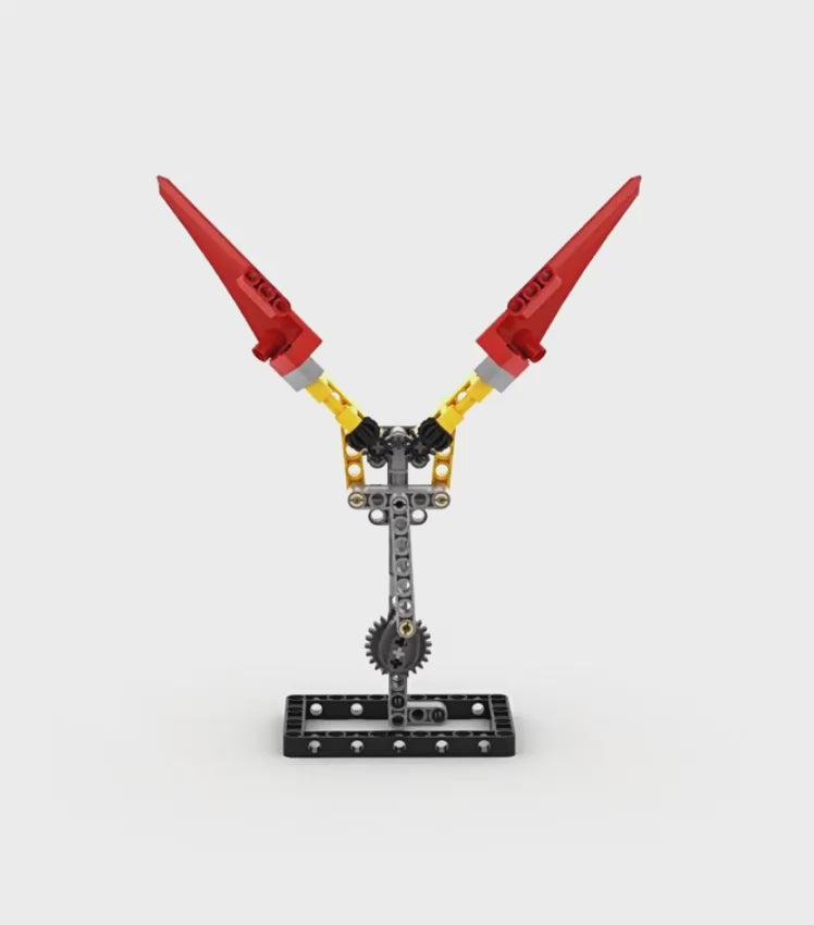 DIY Mechanical Gearbox Ornithopter Building Block Kit - Flapping Wing Flier