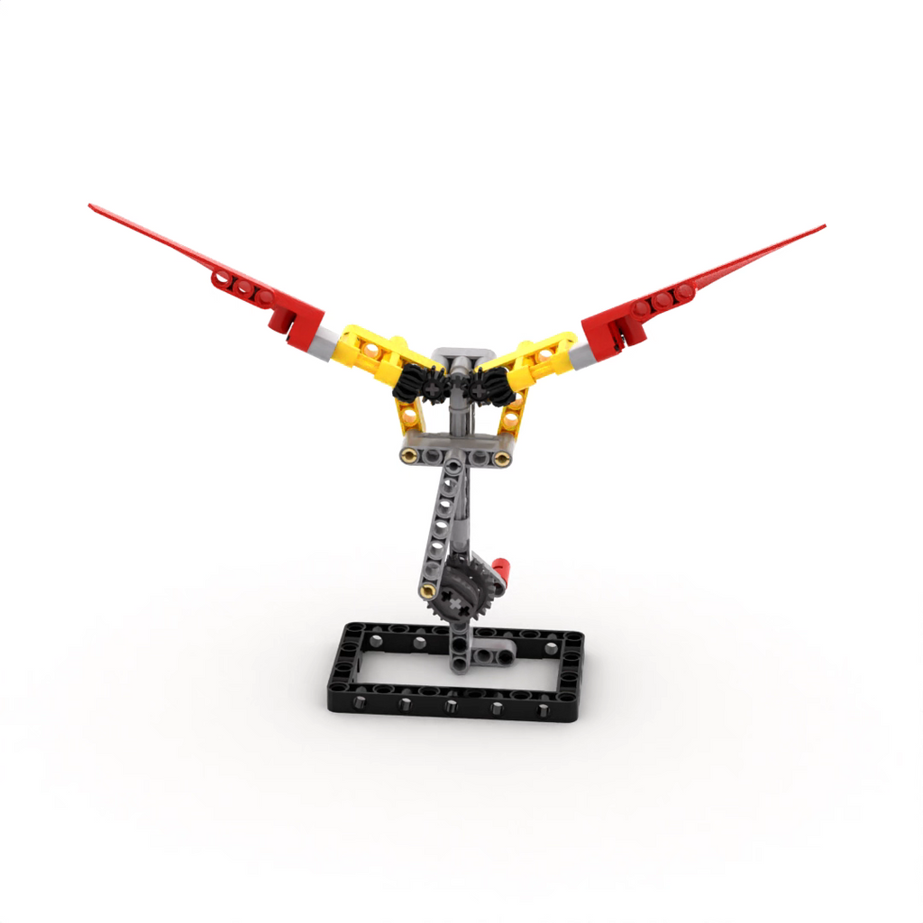 DIY Mechanical Gearbox Ornithopter Building Block Kit - Flapping Wing Flier