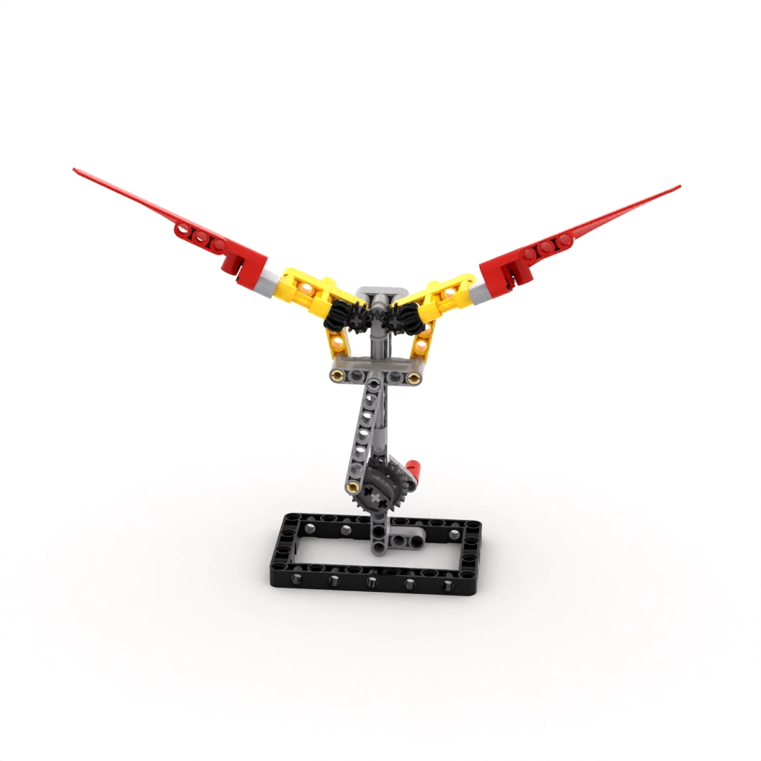 DIY Mechanical Gearbox Ornithopter Building Block Kit - Flapping Wing Flier